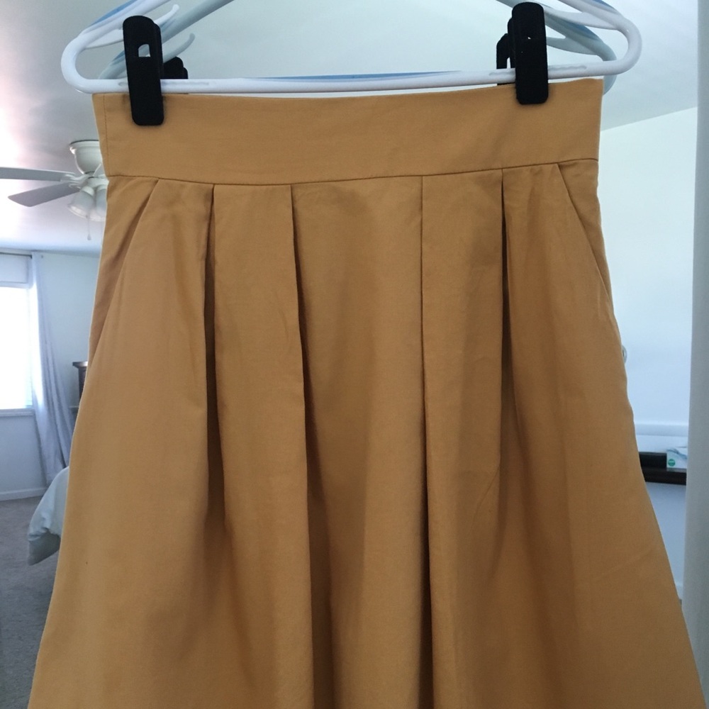 Golden Mustard Skirt by Emersonmade